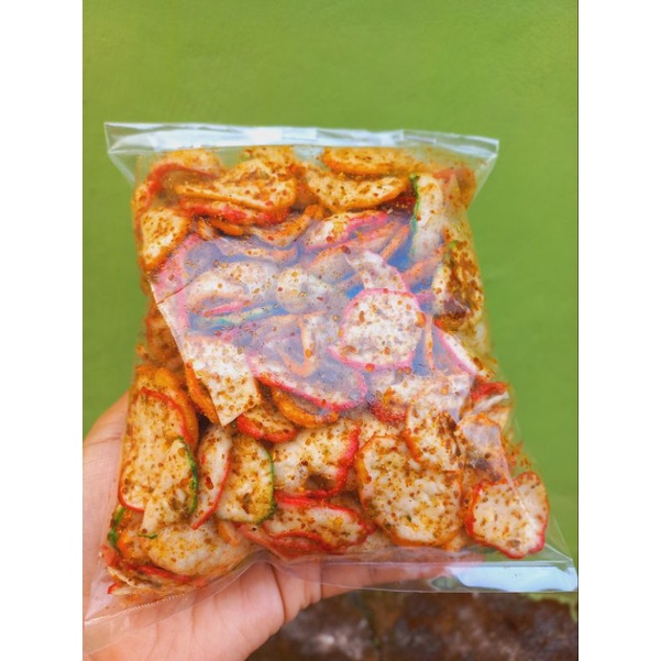 

krupuk Seblak Bantet kerupuk pedas Daun Jeruk 100 grm Enak Gurih Pedas
