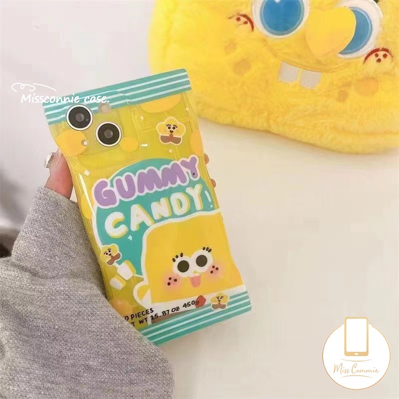 Soft Case Motif SpongeBob Patrick Star Untuk iPhone 11 Pro Max XR 7 8 6 6s Plus 12 13 14 Pro Max 14 Plus X XS Max SE 2020