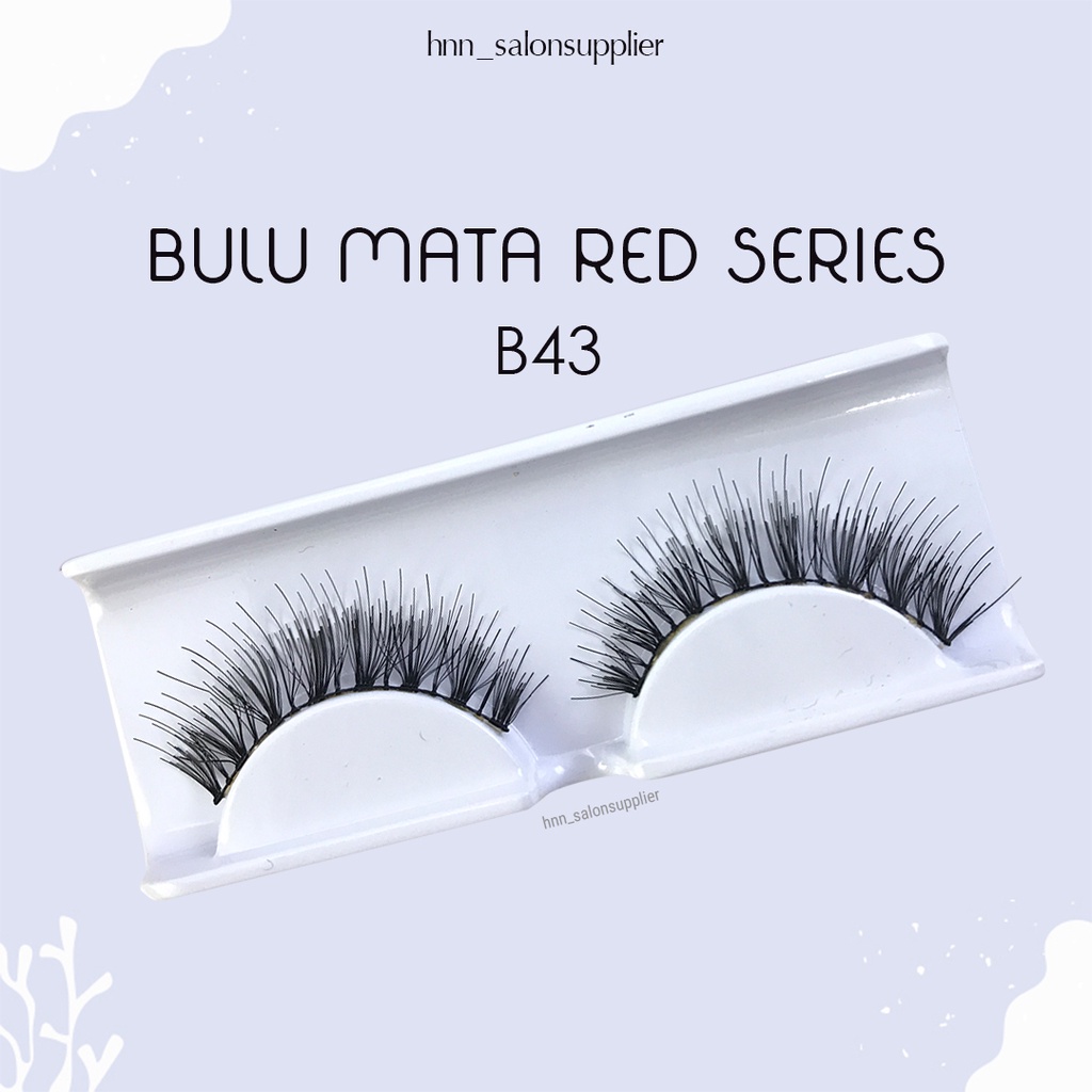 B43 Bulu Mata Palsu Handmade Fake Eyelash Eye Lashes Lash Artifivial Belle Eyelashes