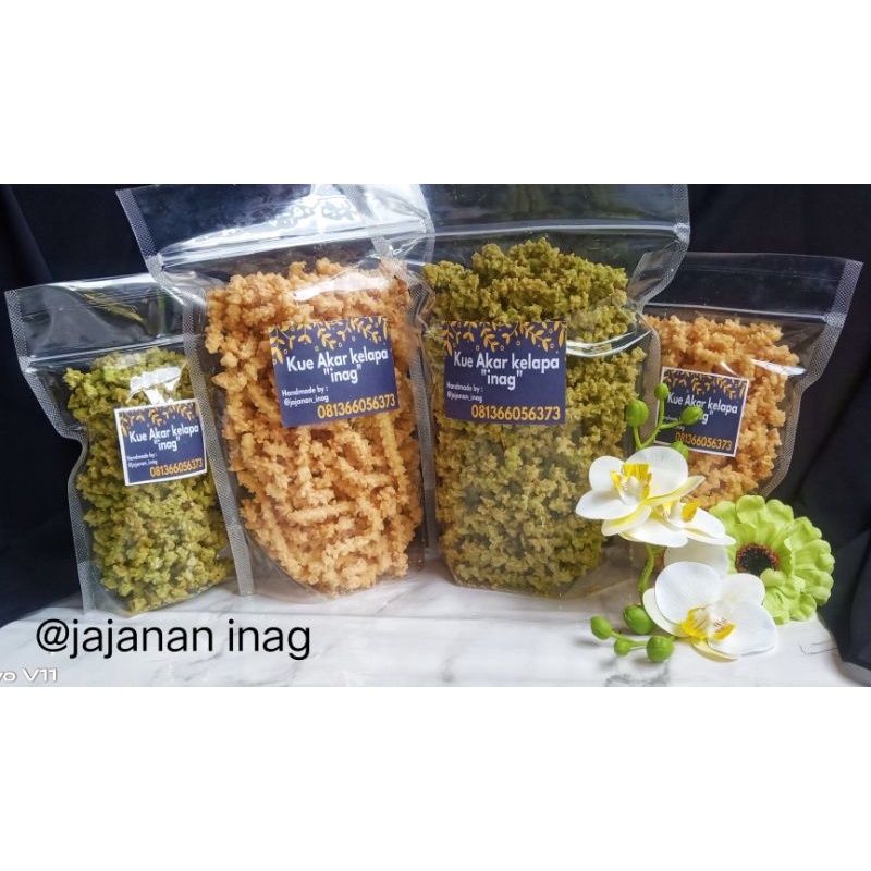 

kue akar kelapa wijen termurah 250 gram dan 500 gram by jajanan_inag