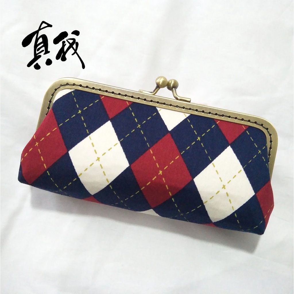 ☍◇₪Sera gift kotak pensil Englund. Buatan tangan kain mulut emas tas pena tas sastra retro pria dan wanita teks klasik