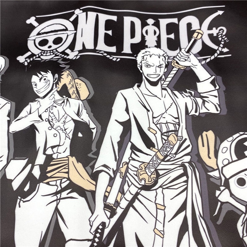 ◊☃Sera One Piece Scroll Pen Tas Topi Jerami Luffy Zoro Chopper Kapasitas Besar Kotak Alat Tulis Sastra Korea Segar Kotak Pensil