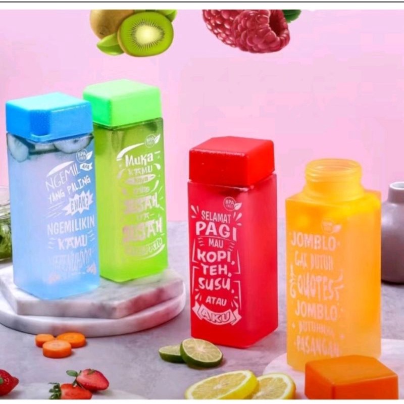 US013 Botol Minum My Bottle Segi 450 ml Bpa Free By Toko Haji Usman