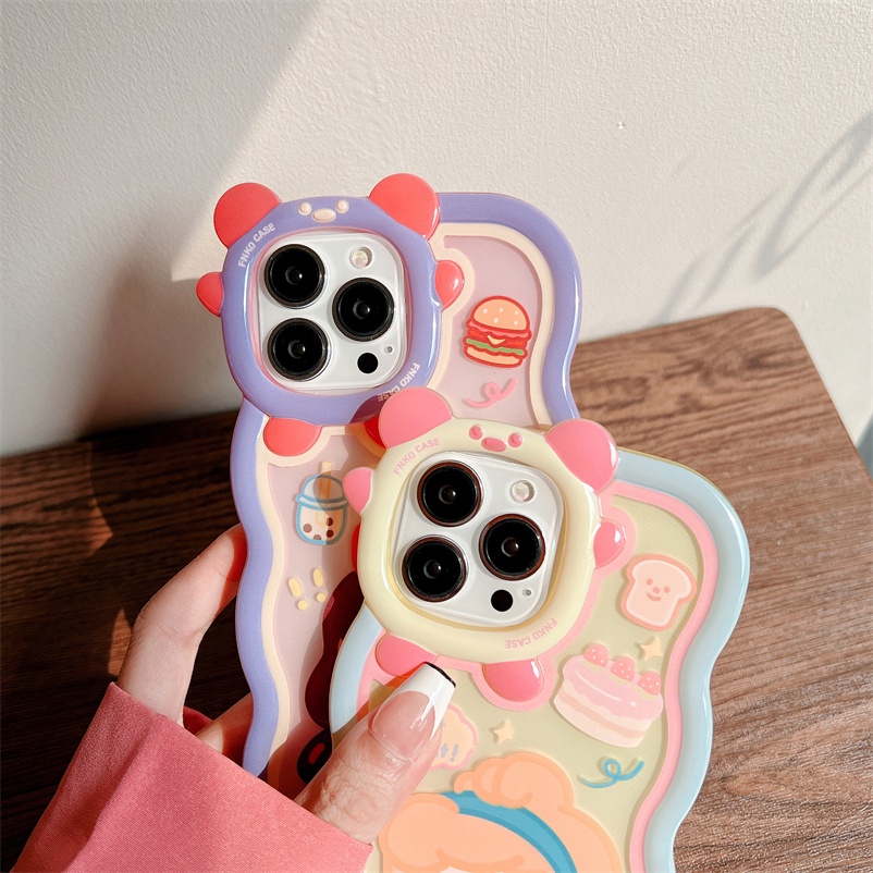 Soft Case Pelindung Motif Kartun Princess Monster Untuk iPhone 14 13 12 11 Pro Max X Xr Xs Max 7 8 6 6s Plus