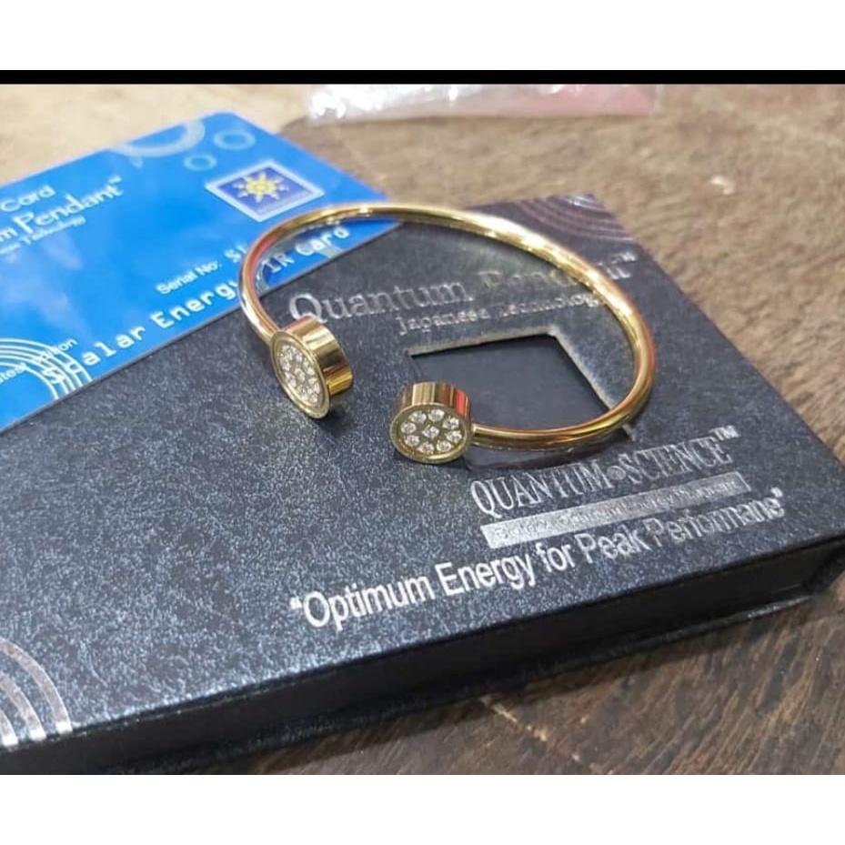 [ TERLARIS ] Gelang kesehatan/Gelang quantum pandant M-GOLD