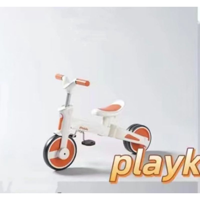 Sepeda Anak Baby Playkids/Blance Bike Lipat 5 in1 Tongkat Dorongan kontrol