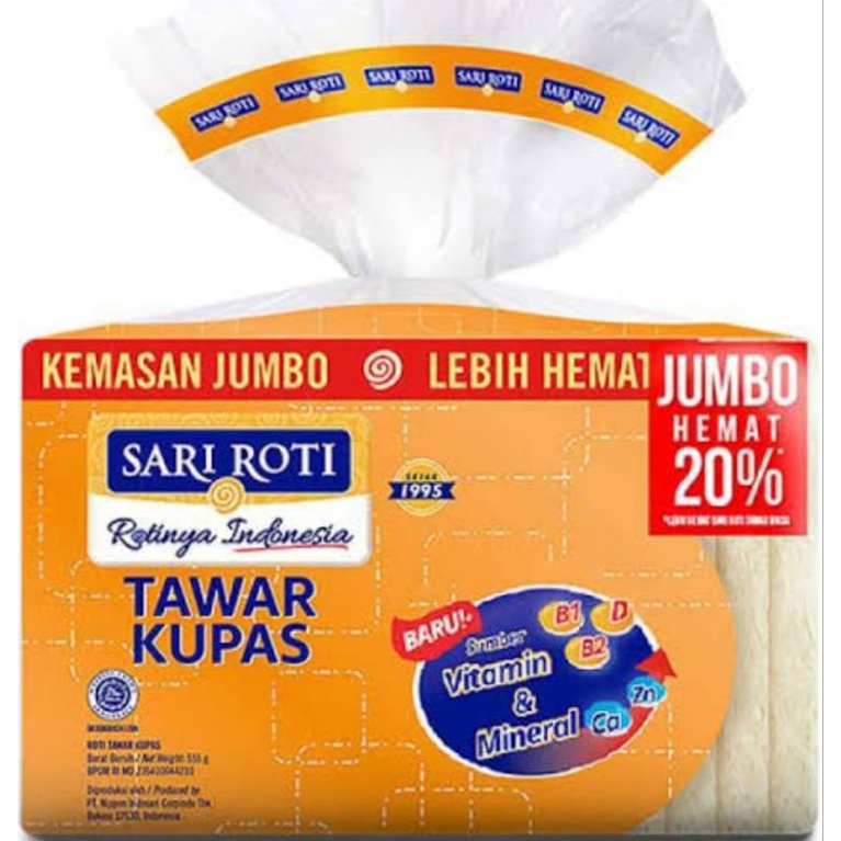 

ROTI TAWAR KUPAS JUMBO