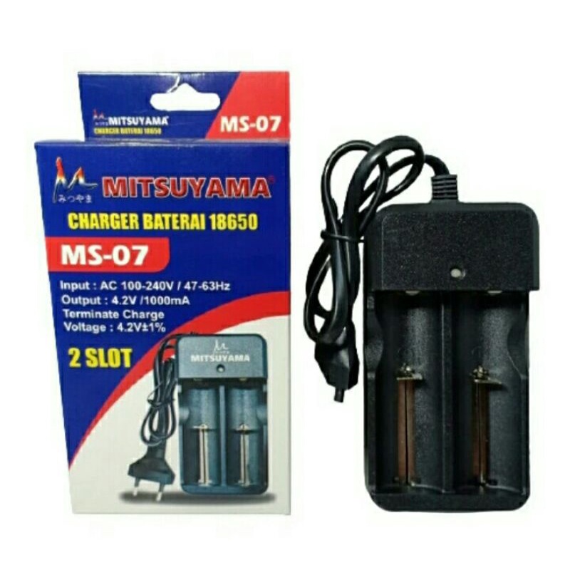 Charger Baterai Universal 3.7V Mitsuyama 07 Alat Baterai Cas multifungsi