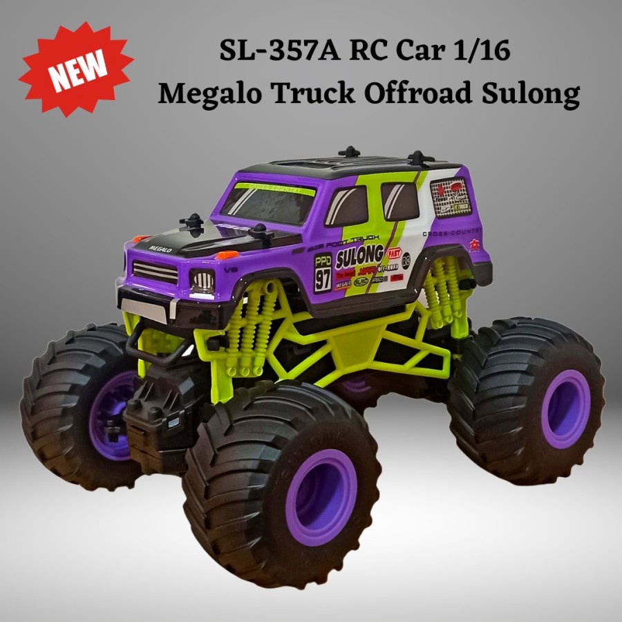 SL-357A RC Car 1/16 Megalo Truck Offroad Sulong Toys / Mainan Anak RC