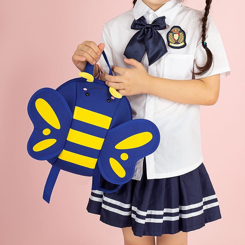 BJ43299 - BLUE/PINK/YELLOW - TAS RANSEL SEKOLAH ANAK ANAK FASHION IMPORT MODIS ELEGAN TERMURAH TERLARIS TERBARU BAGSTORE JAKARTA TAS BATAM BQ3299 JT817