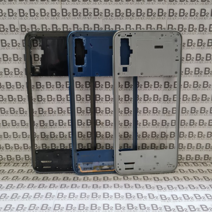 Tutup Mesin Tulang Tengah Bezel Midle Plat Samsung A50 A505 A505F