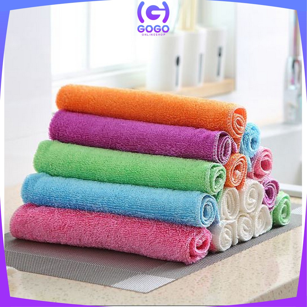 GOGO-C100 Kain Lap Microfiber Kain Handuk Towel / Kain Serbaguna / Serbet Dapur / Kain Lap Piring / Kain Lap Dapur