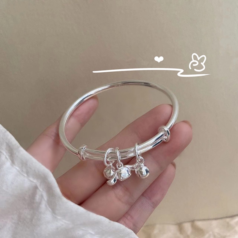 We Flower Gelang Bangle Desain Hello Kitty Melody Kuromi Warna Silver Untuk Pria Dan Wanita