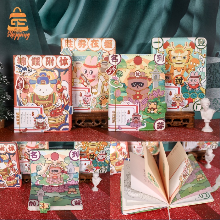 

Buku Notebook Pop Up Lucky Gold / Buku Diary Jurnal agenda Buku tulis - 1991