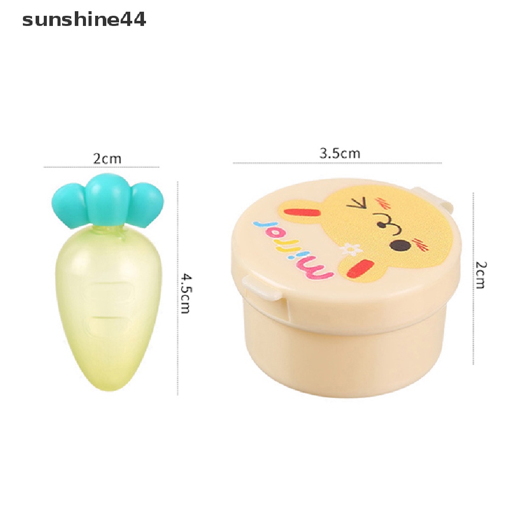 Sunshine 3 / 4Pcs Botol Saus / Kecap / Salad Mini Portable