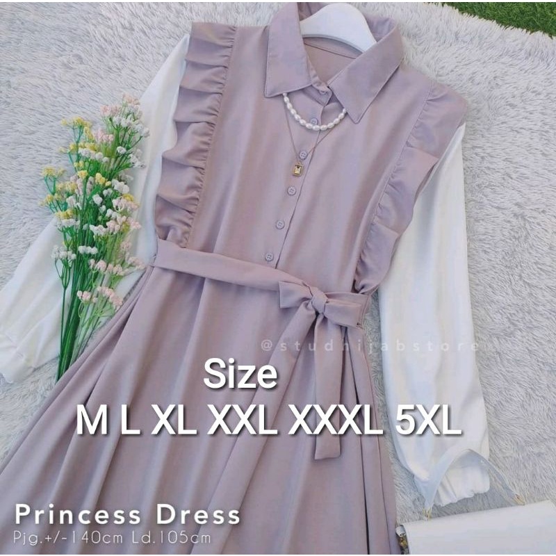 Princess Gamis Muslim terbaru 2022 Busui Kancing