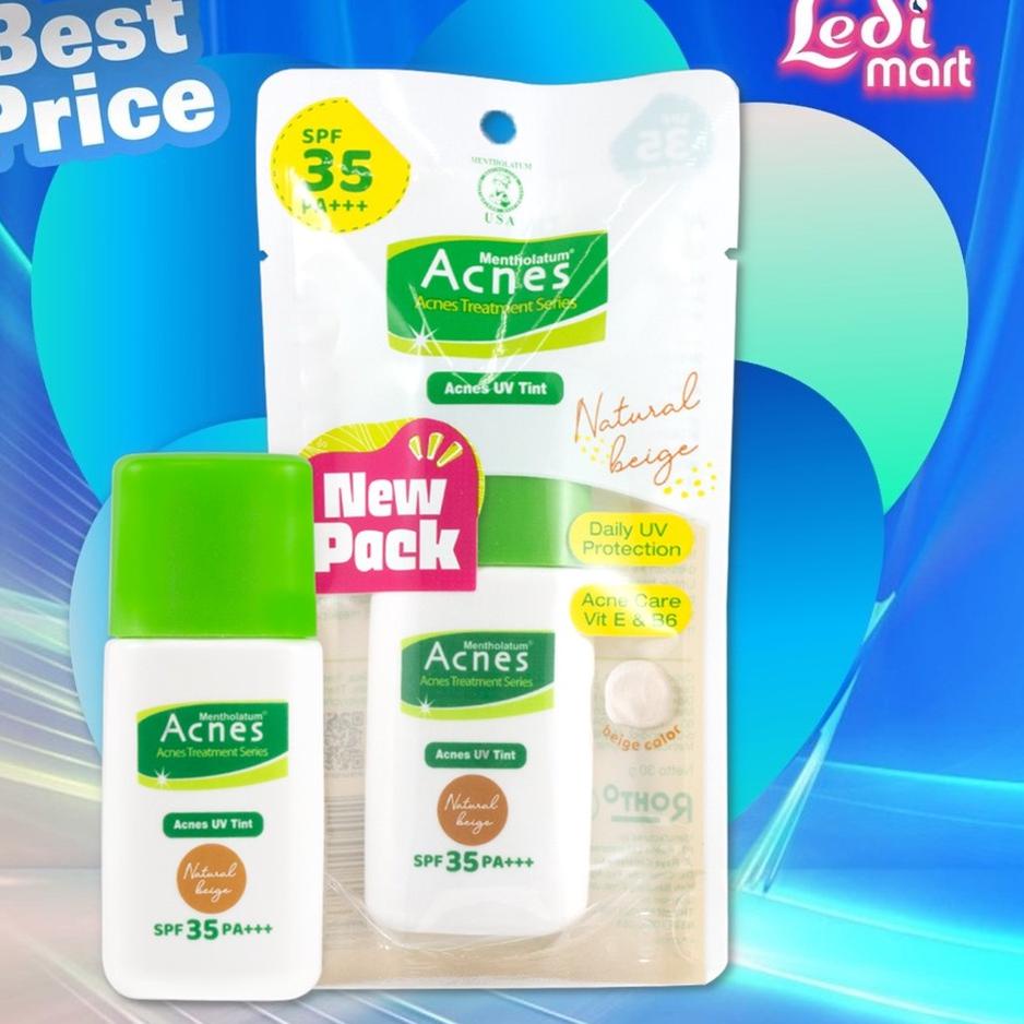 PENJUALAN TERBANYAK ORIGINAL Acnes UV Tint Natural BEIGE SPF 35 PA+++ 30gr BPOM / Acnes UV Tint / LE