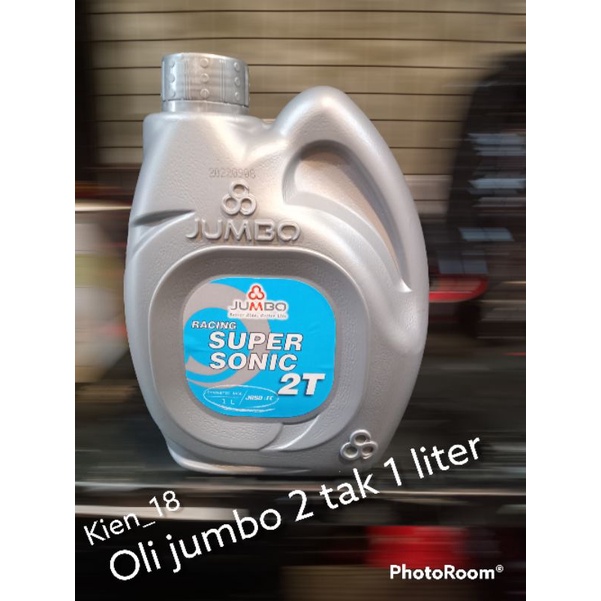 Oli jumbo 2 tak 1 liter super Sonic original,, khusus oli samping