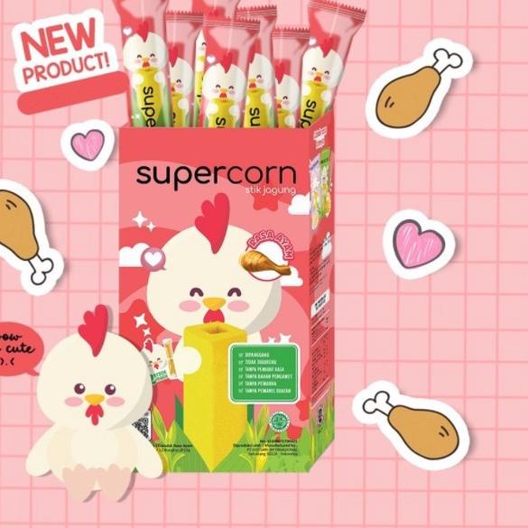 

LY4✹ SUPERCORN STICK CHICKEN CHEESE ROASTED CORN | SNACK JAGUNG CEMILAN SEHAT ANAK Bagus Dipakai