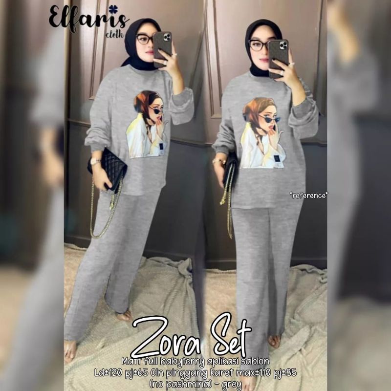 ZORA/AZURA SETELAN BAJU WANITA