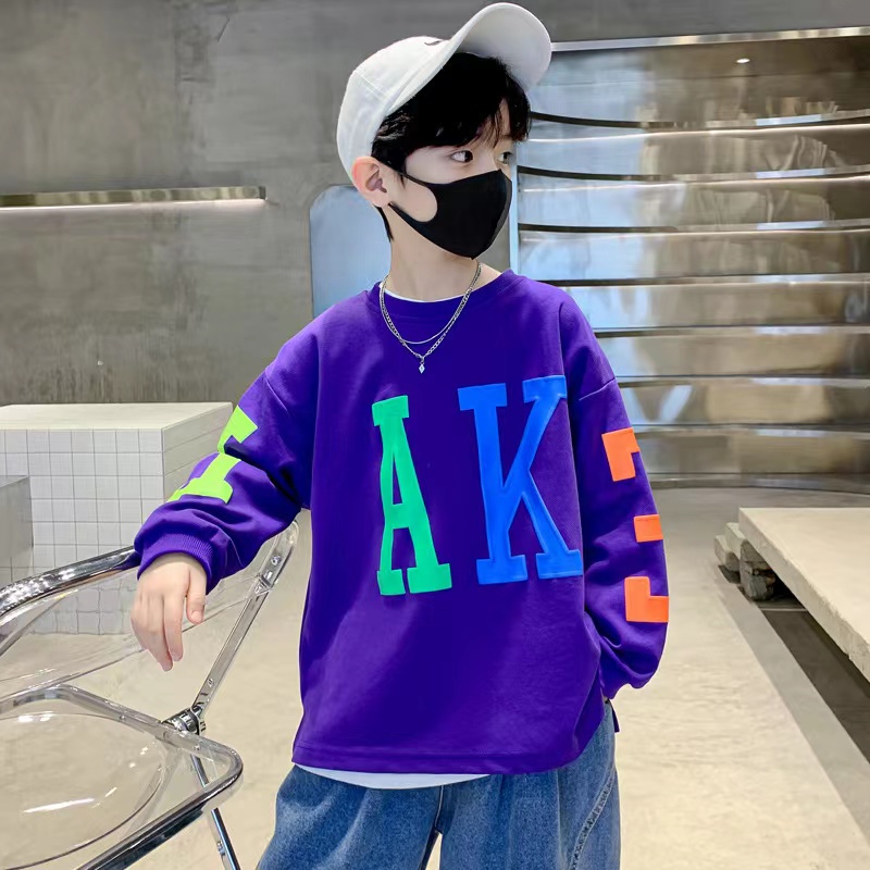 【Happy Baby】5-15Tahun Baju Cowok Lengan Panjang  SY-02