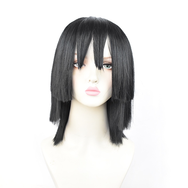 LOL-84 wig iguro obanai kimetsu no yaiba demon slayer rambut palsu cosplay karakter anime