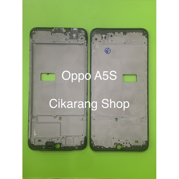 MIDDLE FRAME LCD TULANG TENGAH OPPO A5S BLACK