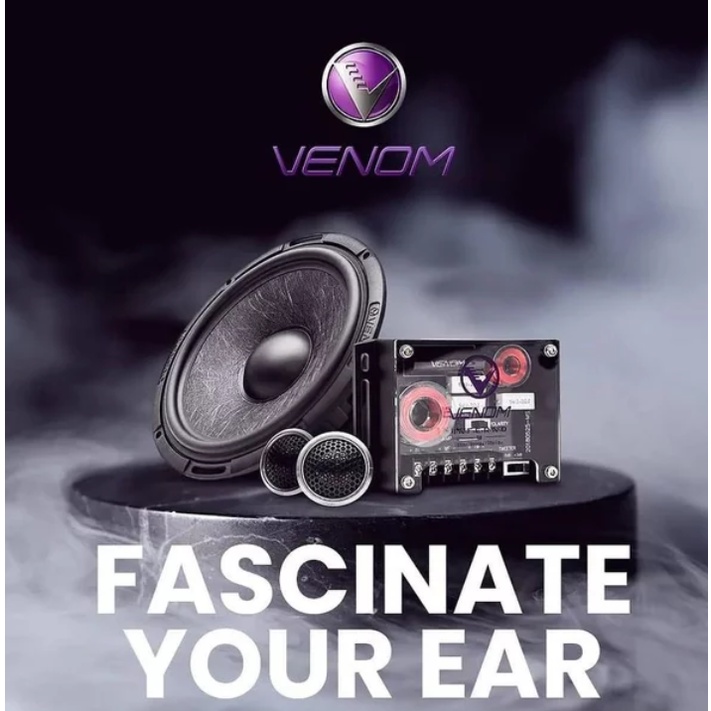 Venom Inferno VIN 6E 2-Way Car Split Speaker Component 6 inch SET