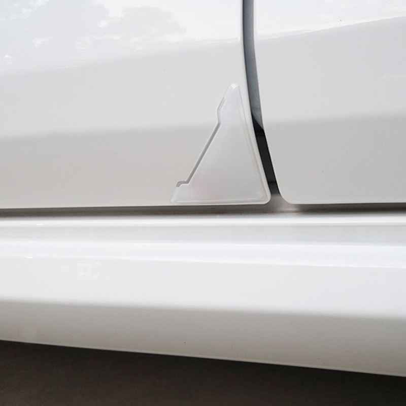 2pcs / Set Bumper Pelindung Sudut Pintu Mobil Bahan Silikon Anti Tabrakan