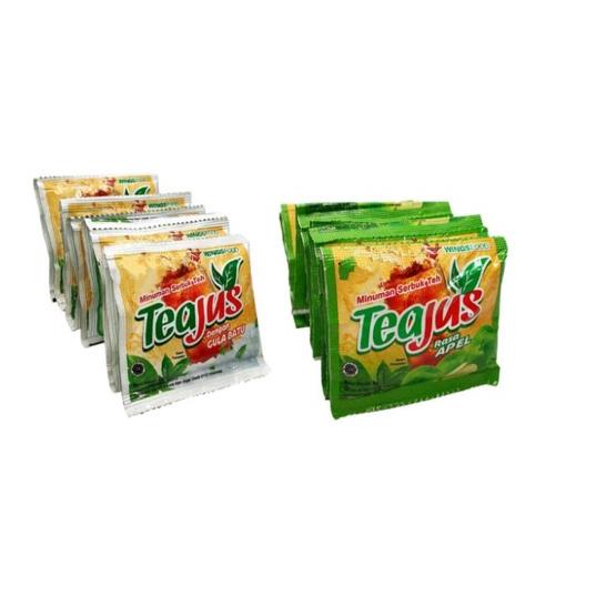 

KODEV1h1G--Tea Jus 1 Pak (isi 6 renceng) / Teajus Gula batu / Apel 7gr