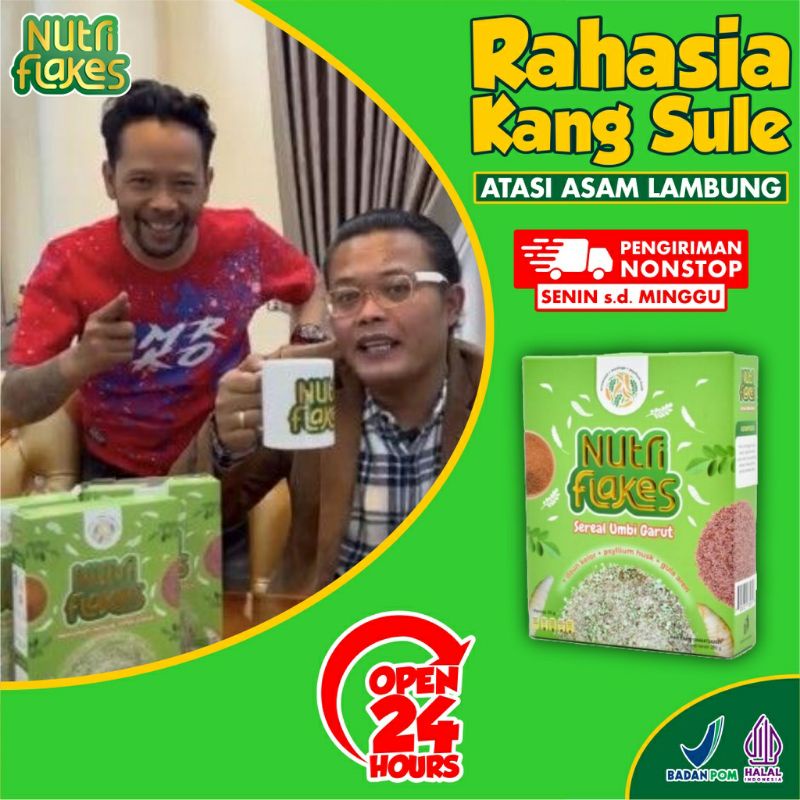 

NUTRIFLAKES - Pengiriman Pekanbaru - SEREAL UMBI GARUT SOLUSI MAAG & ASAM LAMBUNG WITH PSYLLIUM HUSK & DAUN KELOR SEREAL DIET BERNUTRISI 280gr | SUDAH BPOM-HALAL-ORGANIK-MAKANAN SEHAT-SUPLEMEN MAKANAN-CEREAL