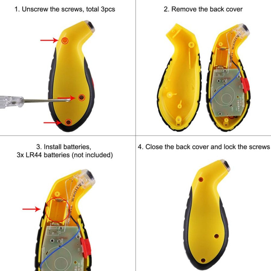 alat ukur tekanan angin ban motor manometer digital layar biru Tire Gauge