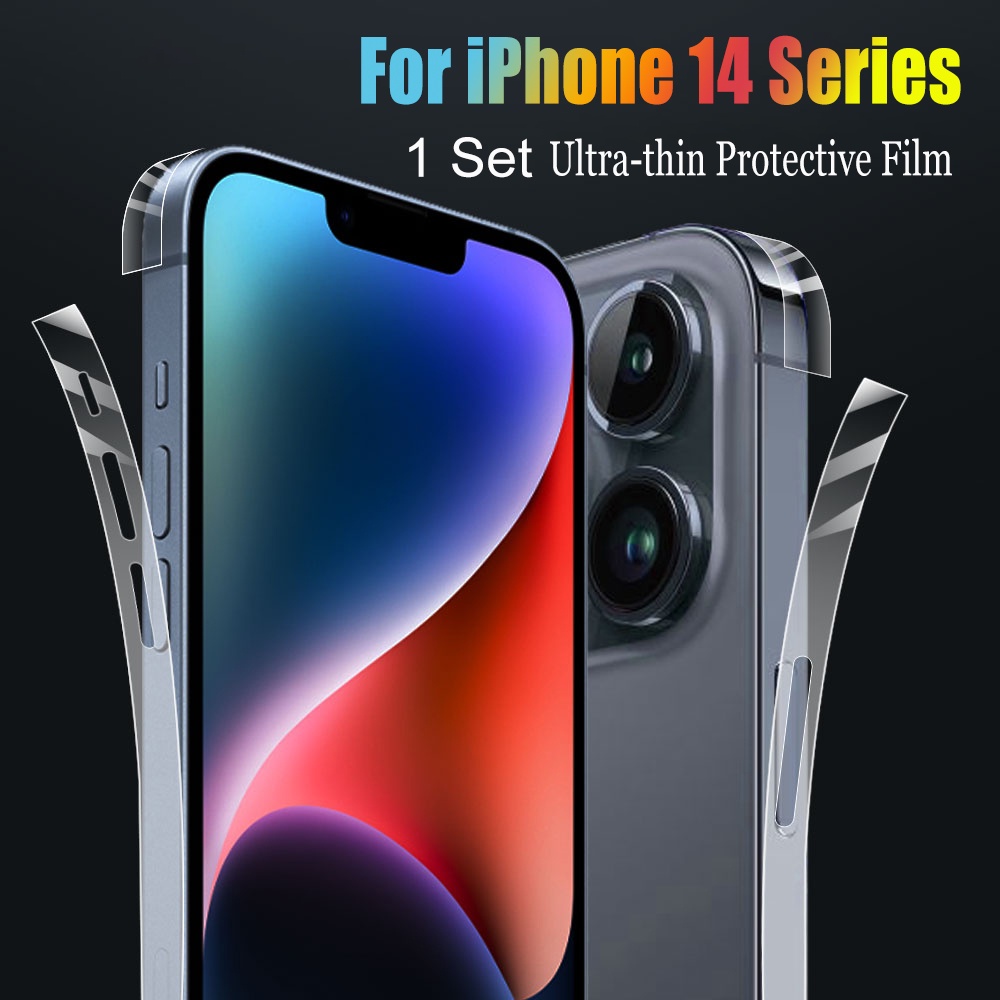 1 Set Pelindung Layar Anti Gores Untuk iPhone 14 Series 14 Plus Pro Max
