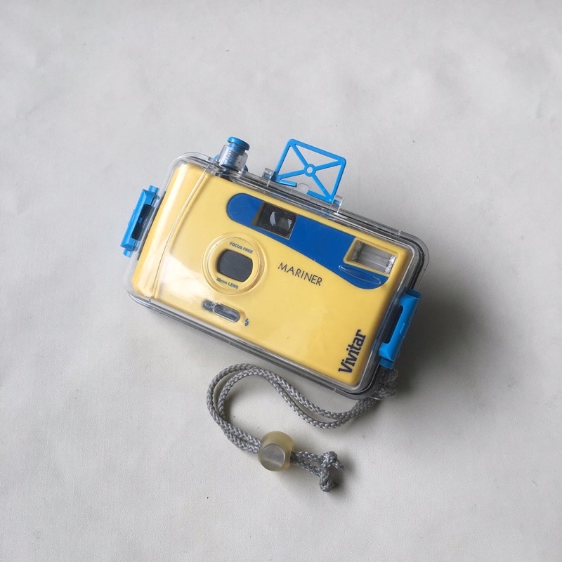 Jual kamera analog 35mm VIVITAR MARINER underwater camera made in usa