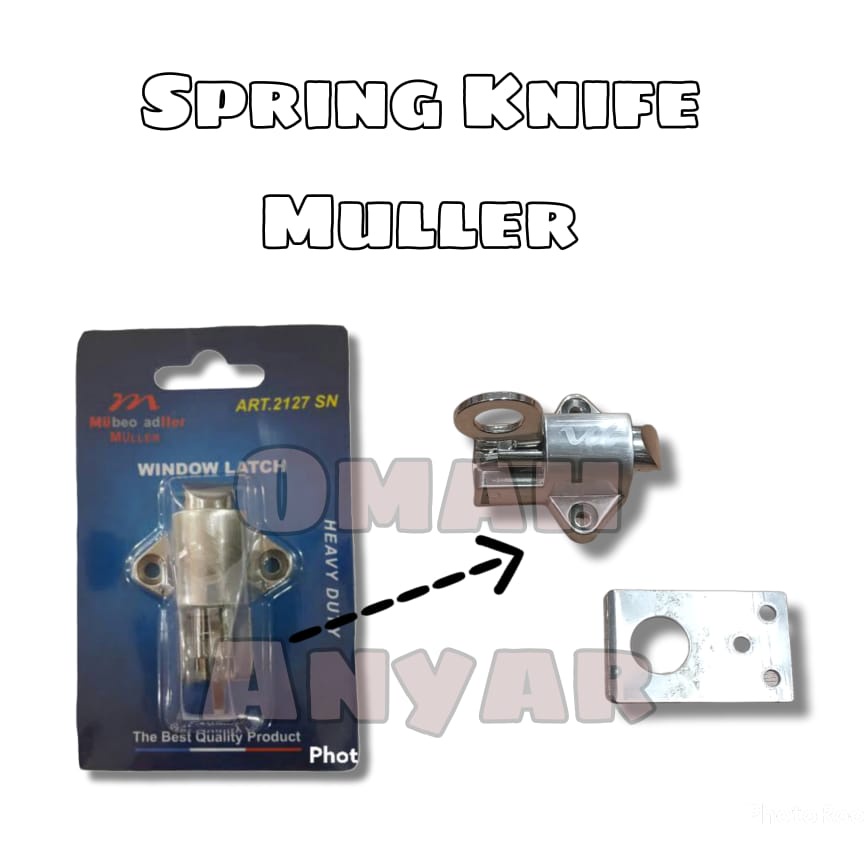 Spring Knife Grendel Pintu Jendela Muller