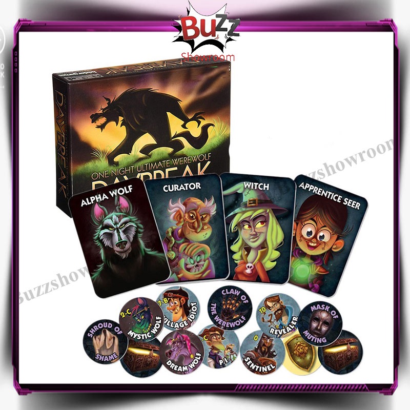 One Night Ultimate Werewolf Daybreak Board Game Card Games