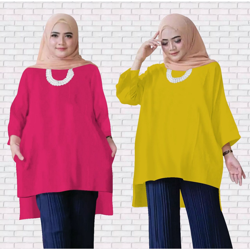 TUNIK KAOS WANITA/ TUNIK DEWASA JUMBO LD 130/TUNIK VIRAL 2022/KAOS OVERSIZE/POLOSAN