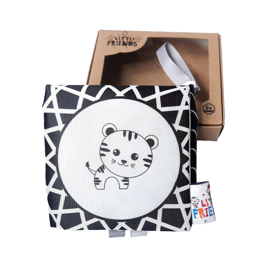 Soft Book Monochrome Animal -Little Friends- LFS1071