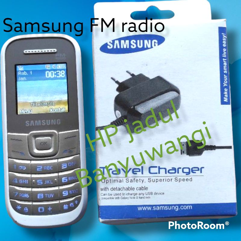 Samsung FM radio HP baterai charge tinggal pakai