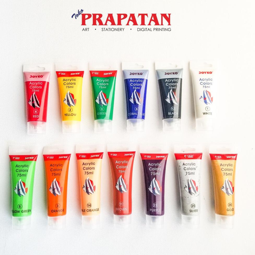 

Ready❊➧ DKGJP Titi Joyko Acrylic Paint / Cat Akrilik Titi Joyko 75 ml 83 ✾Bayar Di Tempat