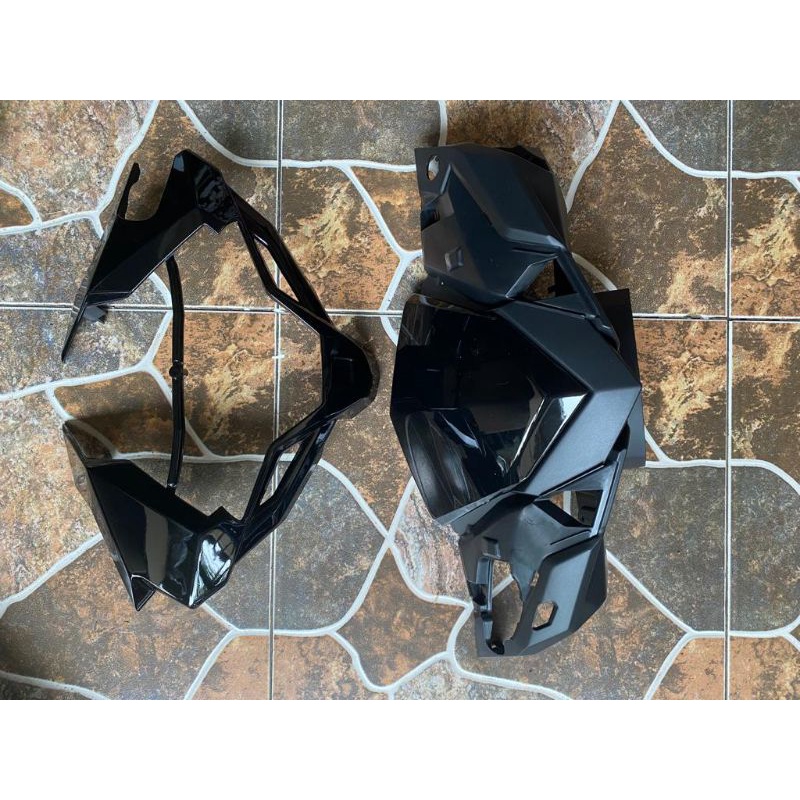 MURAH COVER BODY BATOK KEPALA BAGIAN DEPAN VARIO 125 LED VARIO 150 LED OLD HITAM - TOTOK DEPAN VARIO