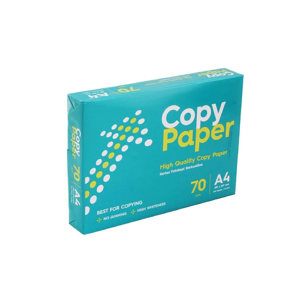 Kertas HVS A4 70gram Merk CopyPaper 1 DUS / 5 RIM