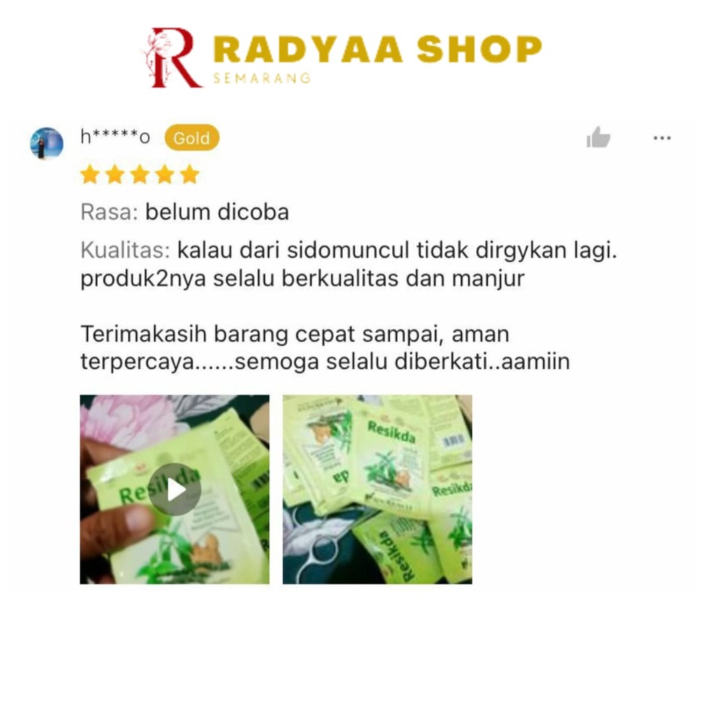 Sido Muncul Jamu Resikda 10's - Obat Herbal Gatal dan Bisul