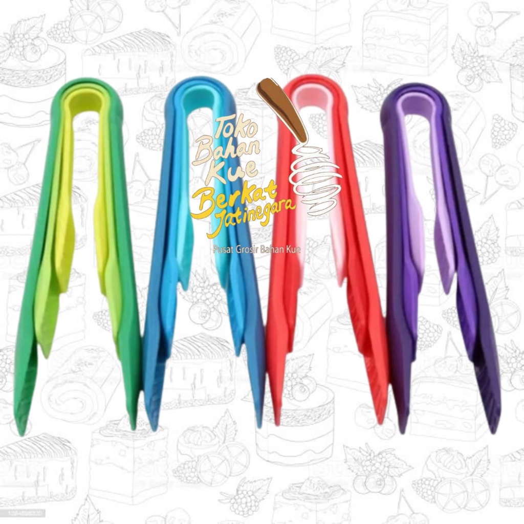 JEPITAN PENJEPIT / CAPITAN MAKANAN COLORFUL 1 SET ISI 3 UKURAN MURAH