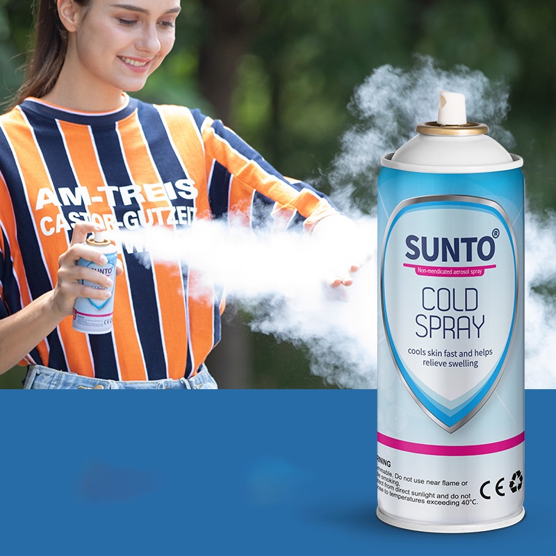 Sunto Kompress Olahraga Dingin Spray Sports Strain Cooling Cold Relieves Muscles 255g - ST2010
