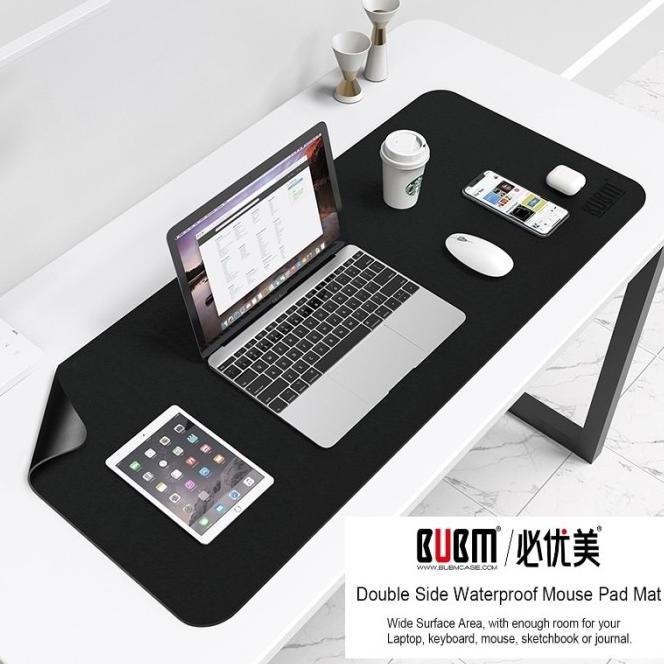 TRIPLE W 120X60CM LEATHER MOUSEPAD DESK MAT MOUSE PAD DOUBLE SIDE BUBM G6946J4UJU