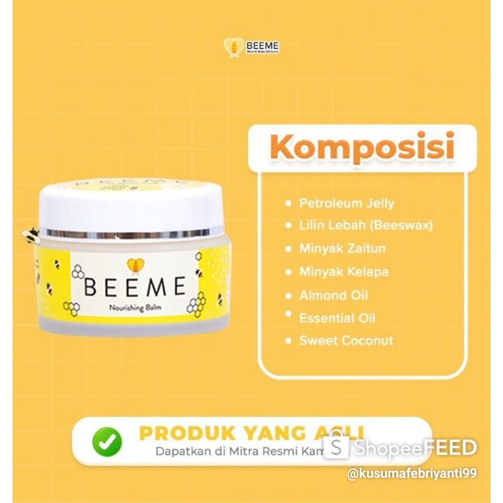 BeeMe Nourishing Balm | SKINCARE PELEMBAB IBU DAN ANAK