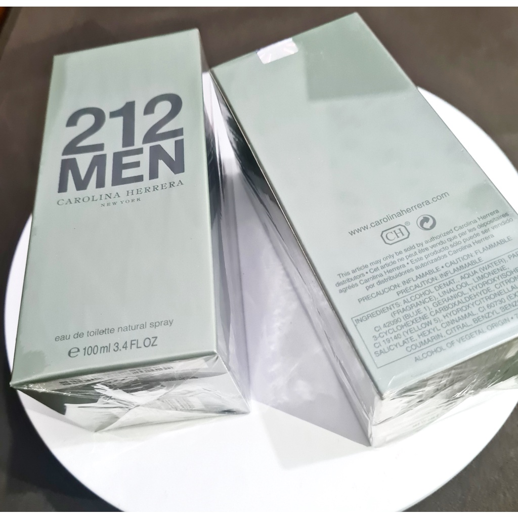 212 Man Parfume original ex singapore