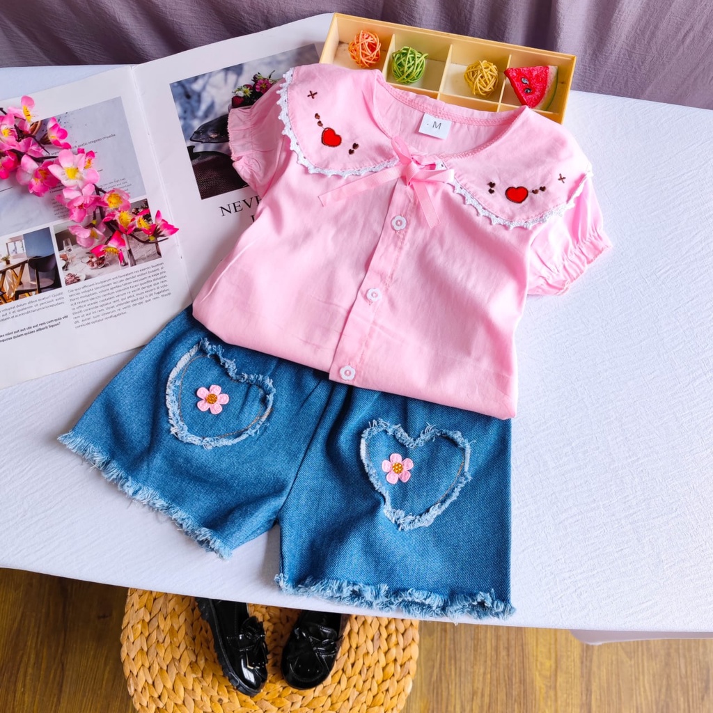 Setelan Baju Anak Perempuan Import / Setelan Anak Perempuan / Baju Anak Perempuan