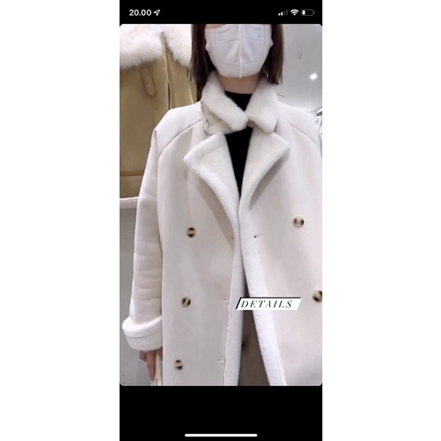 Preloved COAT WINTER ROXY (putih)